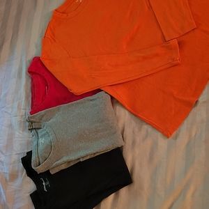 4 women's long sleeve shirts